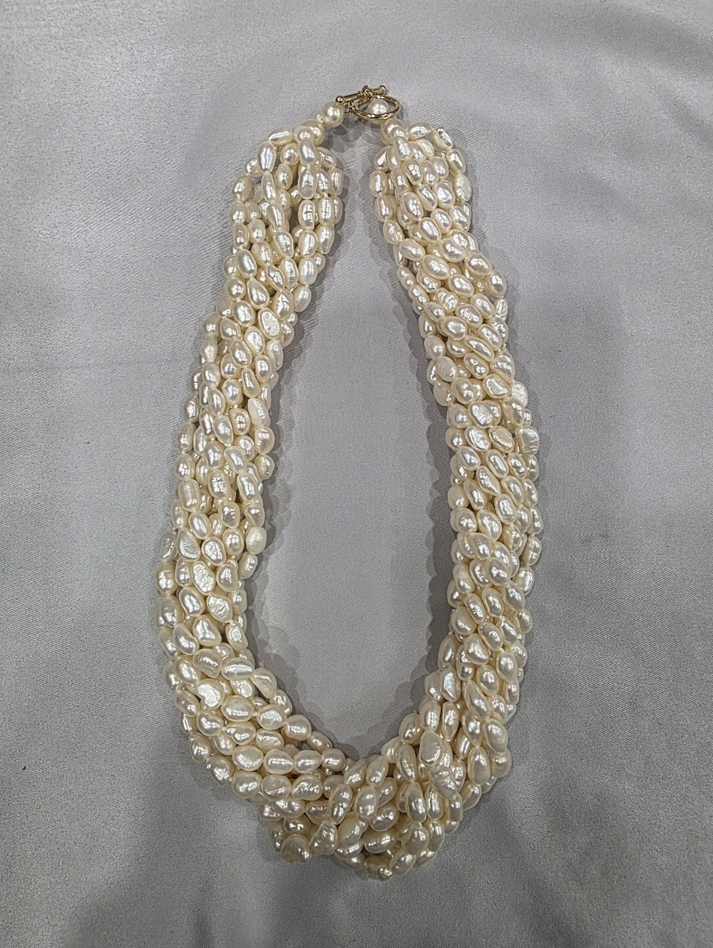 Multi-Strand Freshwater Pearl Necklace - Ivory (NWOT)